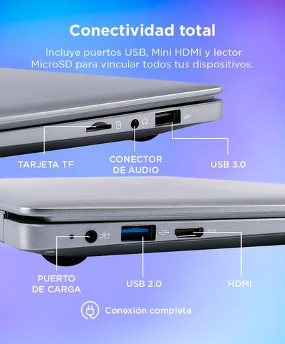 Notebook Gadnic G3 Intel Celeron 4GB RAM 128GB SSD 14.1 - 3