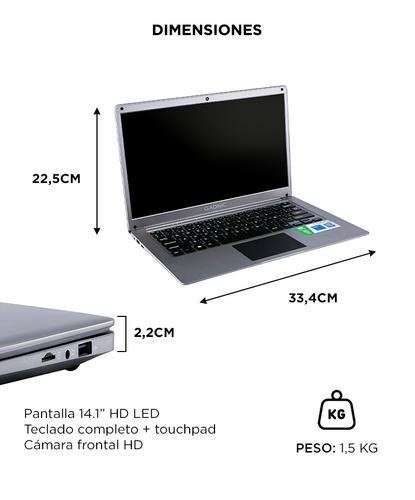 Notebook Gadnic G3 Intel Celeron 4GB RAM 128GB SSD 14.1 - 5