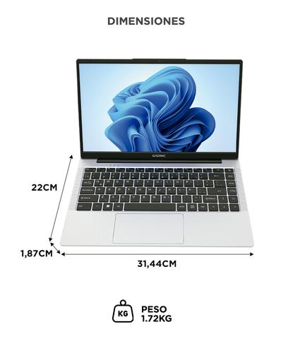 Notebook Gadnic 14 Pulgadas Intel Celeron N4020 RAM 4GB SSD 128GB Cámara Frontal - 5