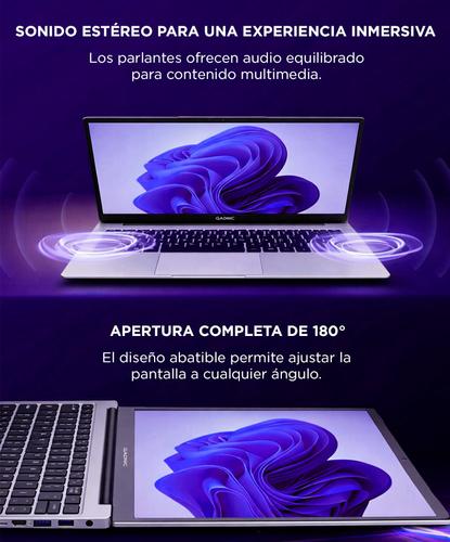 Notebook Gadnic 14 Pulgadas Intel Celeron N4500 RAM 4GB SSD 128GB Cámara Frontal Con Soporte - 5