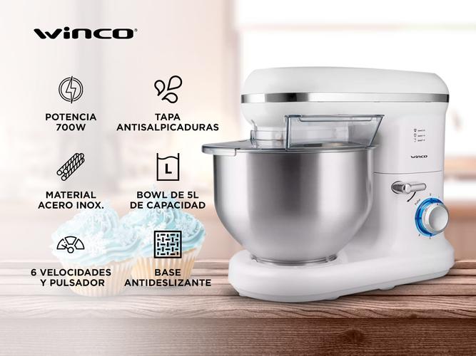Batidora Planetaria Winco W309 Blanca - 1