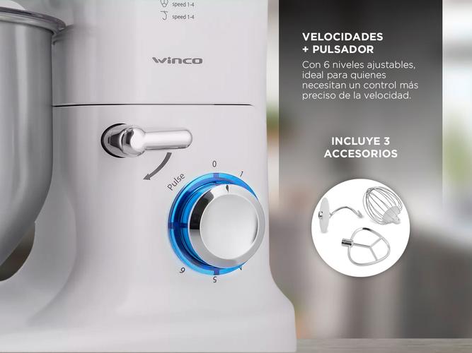 Batidora Planetaria Winco W309 Blanca - 2