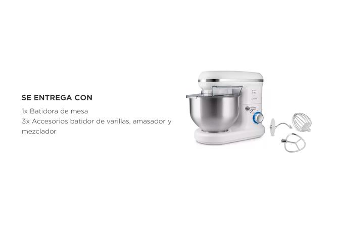 Batidora Planetaria Winco W309 Blanca - 5