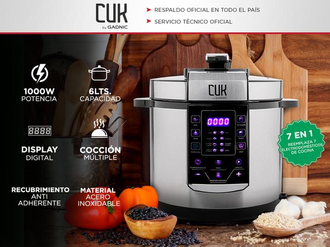 Olla Electrica A Presión Gadnic HD100 Plus Cocción Instantanea Arrocera  - 1