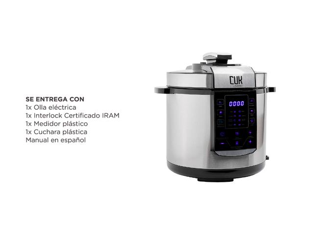 Olla Electrica A Presión Gadnic HD100 Plus Cocción Instantanea Arrocera  - 6