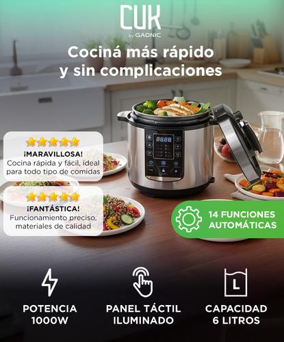 Olla Electrica A Presión Gadnic HD100 Plus Cocción Instantanea Arrocera  - 1