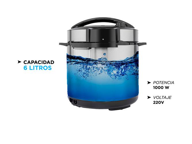 Olla Electrica A Presión Gadnic HD100 Cocción Instantanea Arrocera  Usado - 4