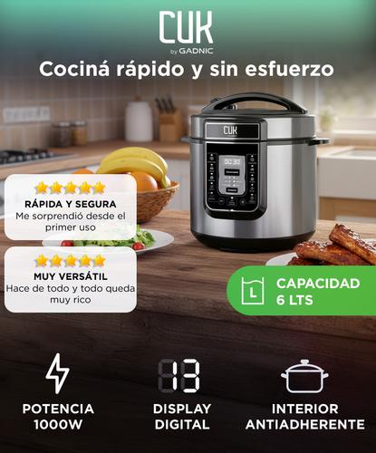 Olla Electrica A Presión Gadnic HD100 Cocción Instantanea Arrocera  - 1