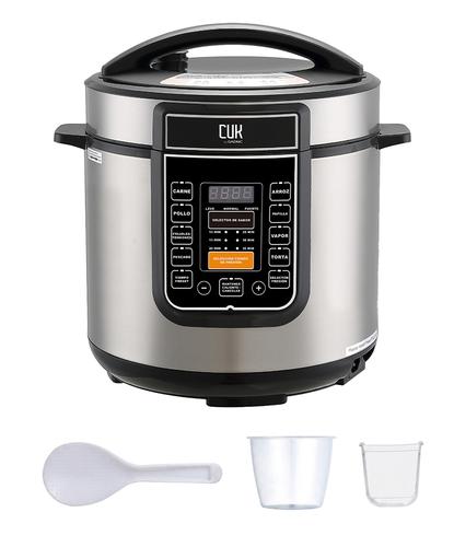 Olla a Presión Eléctrica Programable CUK By Gadnic VitaPress 6L Multifunción 1000W con Panel Táctil Acero Inoxidable  - 6