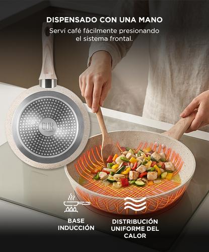 Sartén Granito CUK By Gadnic 24cm Antiadherente Inducción Aluminio  - 3
