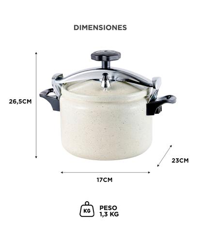 Olla A Presión Cuk By Gadnic 4 Lts Aluminio Antiadherente - 5
