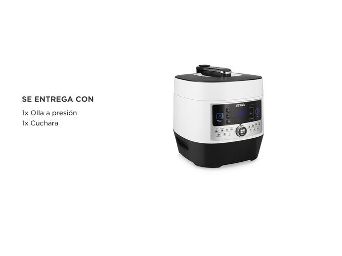 OLLA A PRESIÓN ELÉCTRICA ATMA PANEL DIGITAL 1000W 6L 14 PROGRAMAS - 5