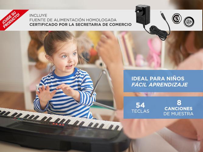 Órgano Eléctrico Gadnic T01 54 Teclas 100 Ritmos 8 Percusiones 4 1/2 Octavas  - 3