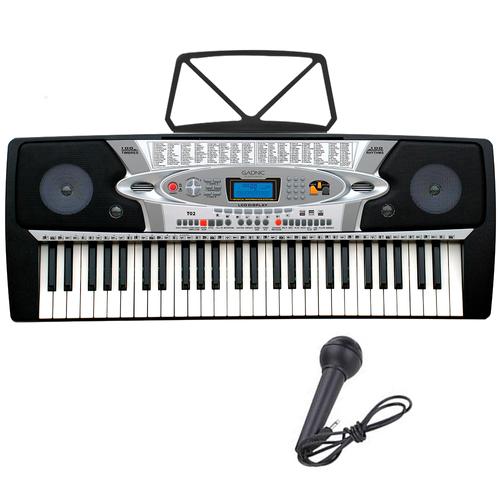 Órgano Eléctrico Gadnic T02 54 Teclas 100 Ritmos 8 Percusiones 4 1/2 Octavas  - 0