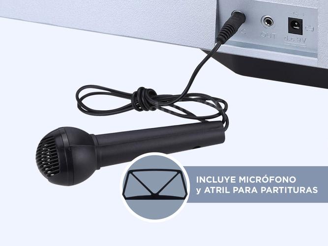 Órgano Eléctrico Gadnic T02 54 Teclas 100 Ritmos 8 Percusiones 4 1/2 Octavas  - 4