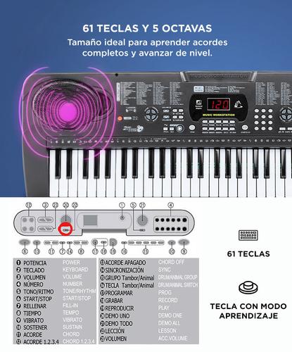 Teclado Musical Organo 61 Teclas - 3