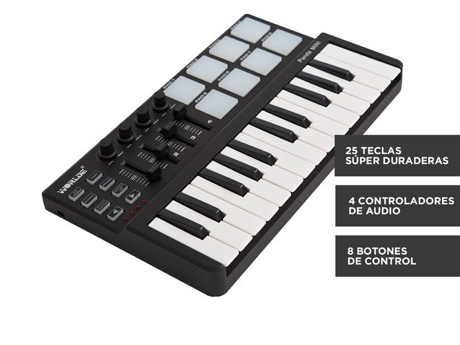 Mini Teclado Panda Mini 25 Teclas USB - 3