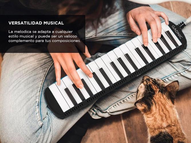 Flauta Melódica Gadnic Piano 32 Teclas + Accesorios - 3