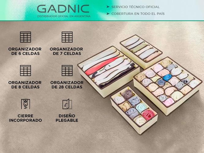Kitx 4 Organizadores de Cajón Gadnic Medias y Ropa Interior  - 1