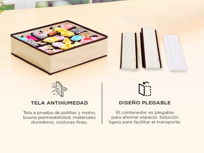 Organizadores Plegables Gadnic ORGCJ20 Para Cajones Ropa Interior 4 Piezas - 2