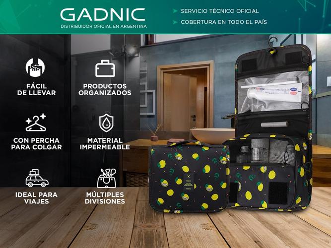  Neceser organizador multifunción Gadnic portátil para viaje  - 1