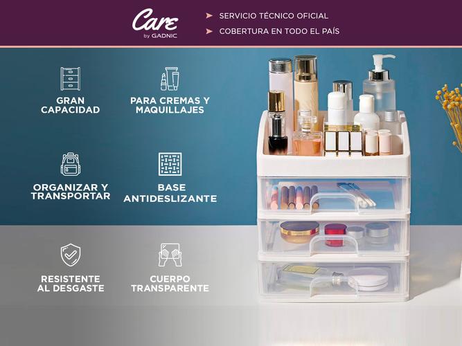 Organizador De Maquillaje Cosmético Joyero Acrílico Cajones - 1