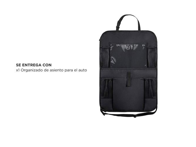 Organizador De Asiento Para Auto Gadnic Con Soporte Para Tablet - 5
