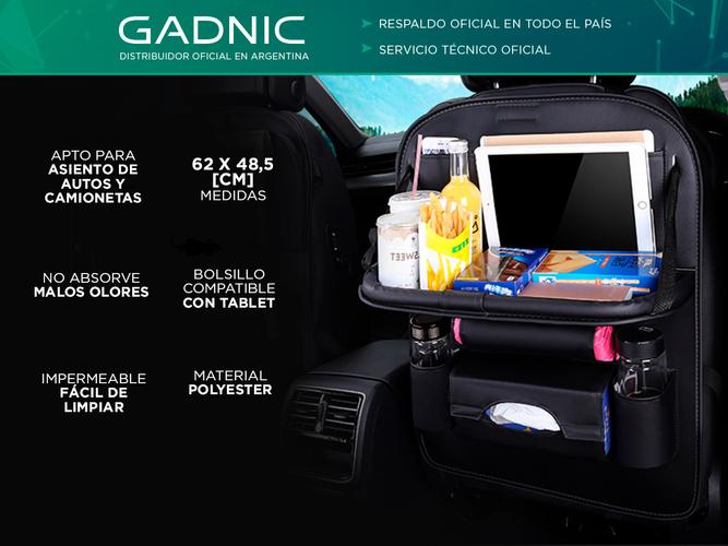 Organizador De Asiento Para Auto Gadnic Multifuncion Soporte Para Tablet - 1