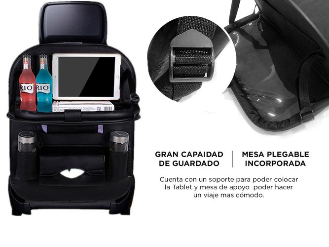 Organizador De Asiento Para Auto Gadnic Multifuncion Soporte Para Tablet - 3