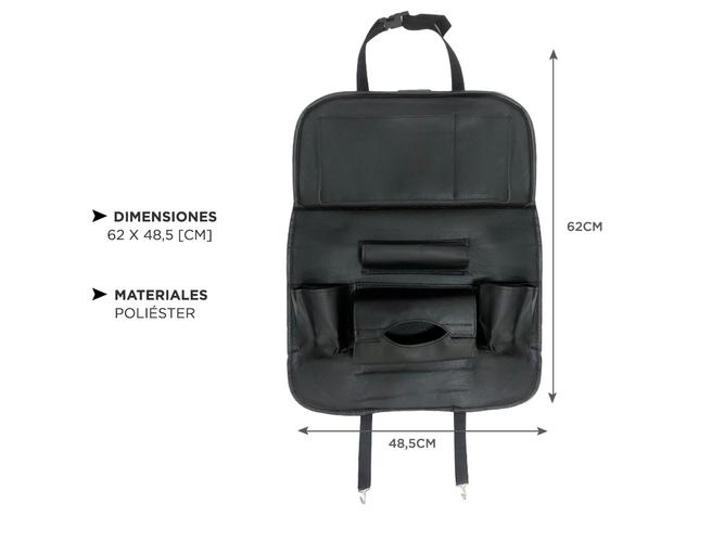 Organizador De Asiento Para Auto Gadnic Multifuncion Soporte Para Tablet - 4