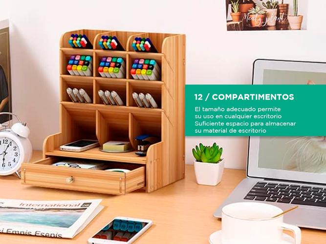 Organizador de Escritorio Con Cajonera Gadnic  - 2