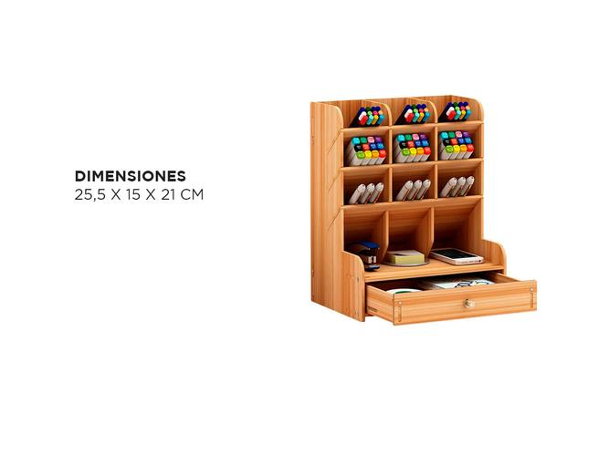 Organizador de Escritorio Con Cajonera Gadnic  - 3