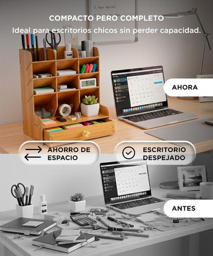 Organizador de Escritorio Con Cajonera Gadnic  - 3