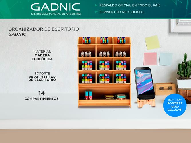 Organizador de Madera Para Escritorio Gadnic - 1