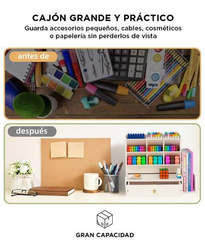 Organizador de Escritorio Gadnic Con Cajon y Estantes  - 2