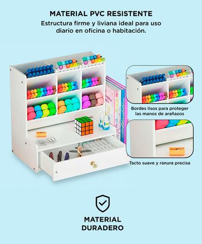 Organizador de Escritorio Gadnic Con Cajon y Estantes  - 3