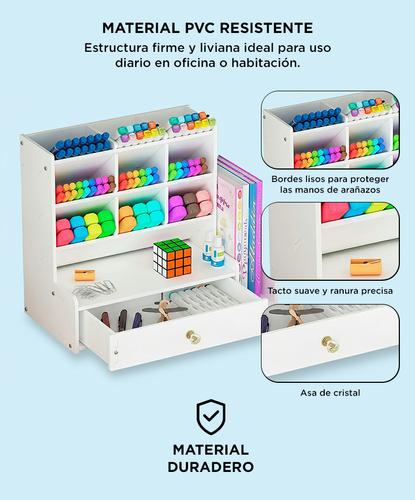 Organizador de Escritorio Gadnic Con Cajon y Estantes  - 3