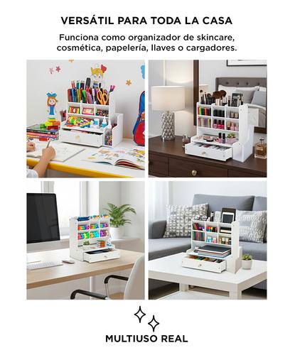 Organizador de Escritorio Gadnic Con Cajon y Estantes  - 4