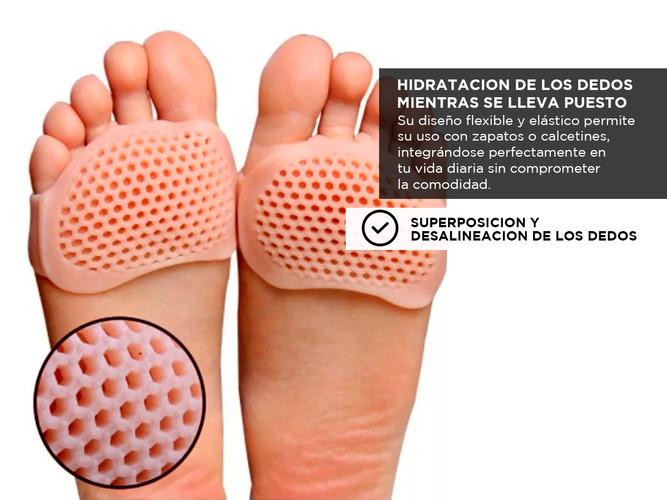 Plantillas Almohadilla Gel Metatarso Antepié Separador Dedos - 2
