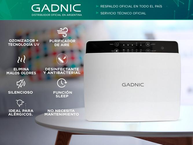 Ozonizador de Aire Purificador Gadnic O3 UV Desinfectante - 1