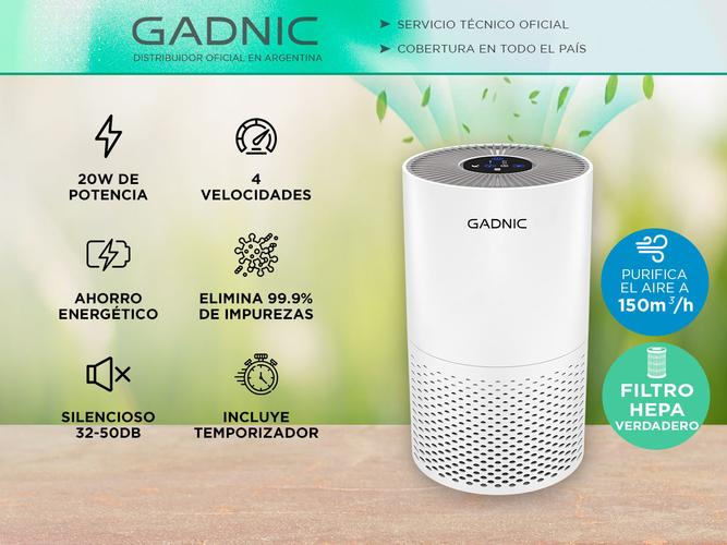 Purificador de Aire Touch + Filtro HEPA Ozonizador 6 - 1