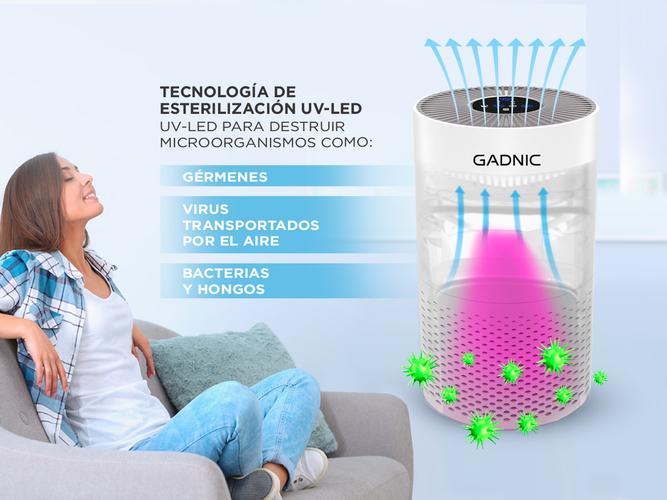 Purificador de Aire Touch + Filtro HEPA Ozonizador 6 - 4