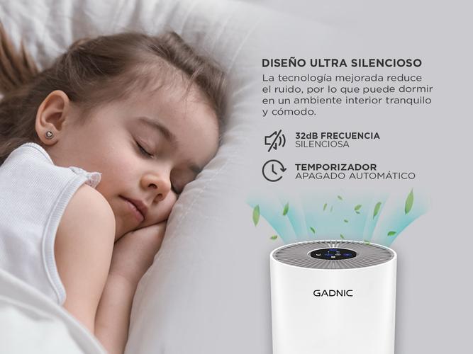 Purificador de Aire GADNIC OZ600 para alergias de polen filtro H12 4 modos de purificación Outlet - 4
