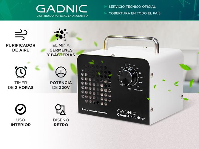 Purificador de Aire Gadnic Ozonizador Desinfectante  - 1