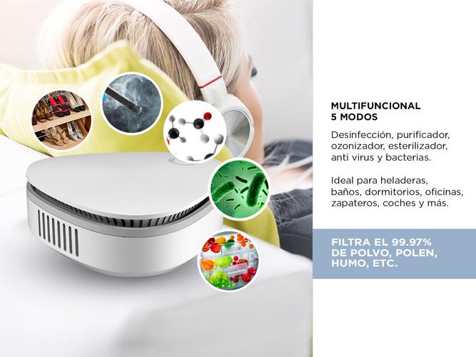 Ozonizador Esterilizador Gadnic OZ10 Purifica Anti Virus Y Bacterias - 2