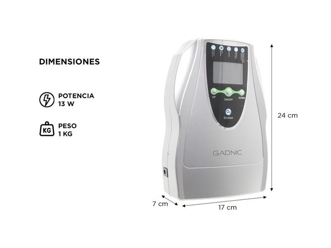 Ozonizador Gadnic Purificador de Aire Portátil  - 4
