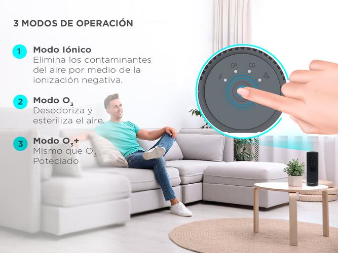 Ozonizador Gadnic O3P Pro 10mg/h Desinfectante y Antibacterial 200m3 - 3