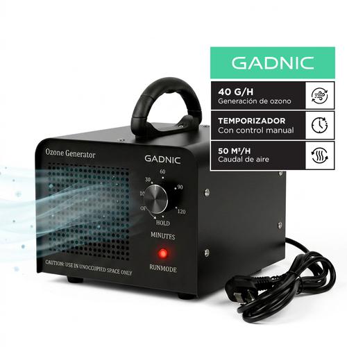 Generador De Ozono Gadnic Purificador Caudal 50 M3/h Temporizador - 0