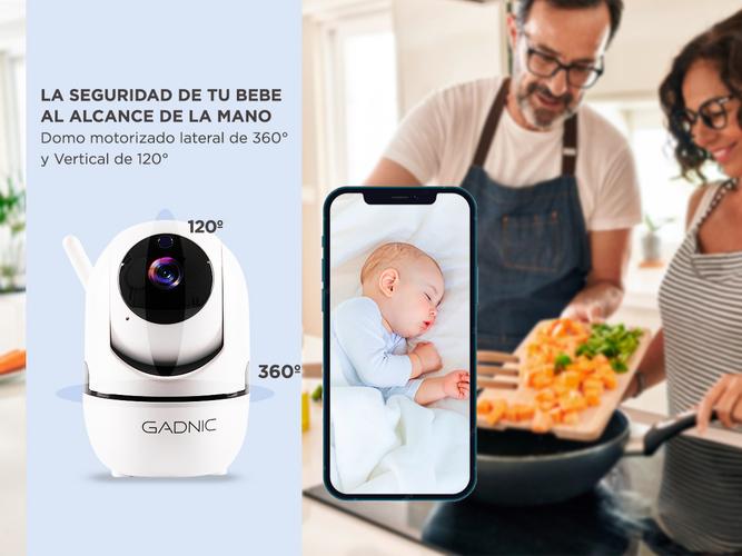 Baby Call Cámara De Seguridad Gadnic SX9 IP Motorizada WiFi P2P Full Hd Visión Nocturna - 2