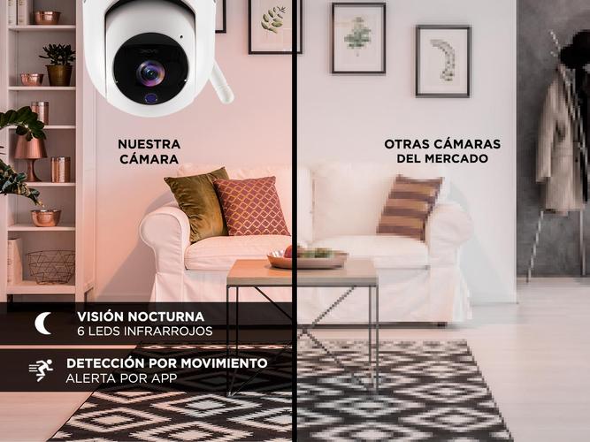 Baby Call Cámara De Seguridad Gadnic SX9 IP Motorizada WiFi P2P Full Hd Visión Nocturna - 4